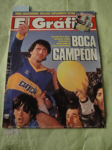 El Grafico 3742 Boca Campeon Baggio Jordan Castellano