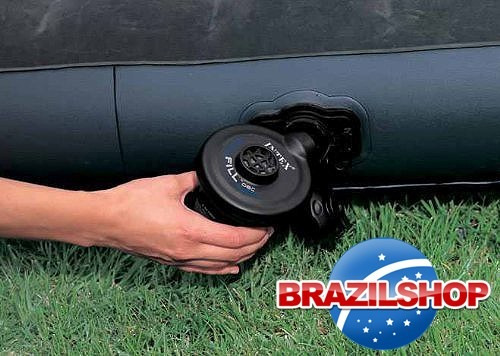 Imagem 3 de 4 de Bomba De Ar Inflador Intex Liga Em 110v A Melhor