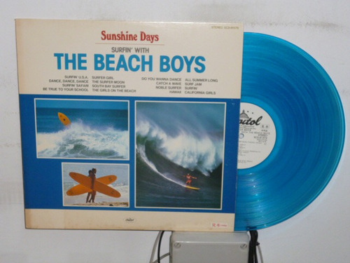 The Beach Boys Sunshine Days Surfin Vinilo Azul Japonés