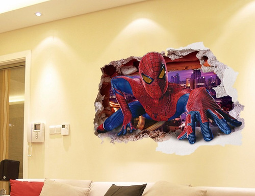 Adhesivo Decorativo Spiderman Stickers Pared