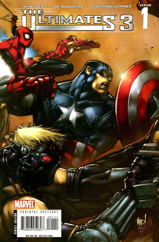 Ultimates 3 #1(los Vengadores) Capitan America Thor Iron Man