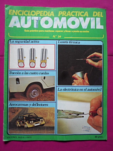 Enciclopedia Practica Del Automovil, Nº 34 Ed. Nueva Lente