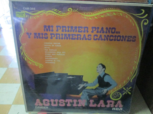 Agustin Lara / Mi Primer Piano 1 Disco Lp Nuevo ---