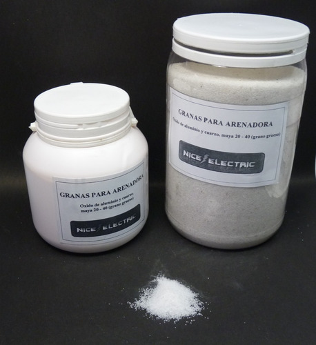 Granas Para Arenado Con Cuarzo Oxido De Aluminio X 5 Kilos