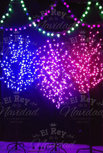 Arbol Luminoso 1,80m Flor Cerezo Luz Led Rosa Deco Eventos