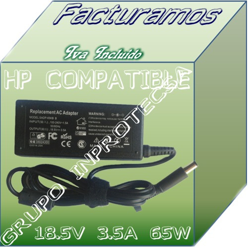 Cargador Compatible Compaq Cq45-910la 18.5v 3.5a Mmu