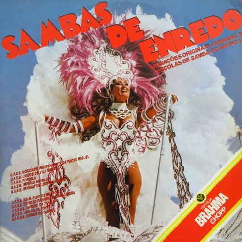 Lp Sambas De Enredo Carnaval 86 Grupo 1a   Vinil Raro