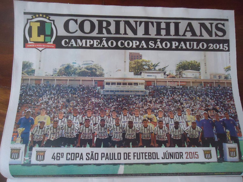 Corinthians Copa São Paulo De Juniores 2015 Jornal Lance