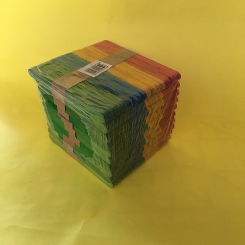 Palitos De Helado Color 50 Unidades X 10 Paquetes