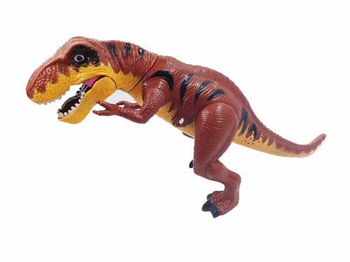 Dinossauro Tiranoussauro Rex Com Luzes Som 23cm Frete Gratis
