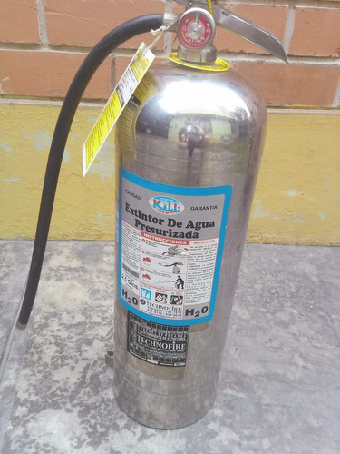 Extintor De Agua Presurizada H2o