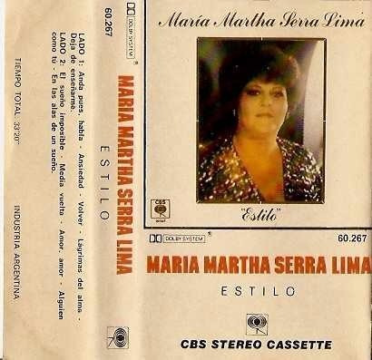 Maria Martha Serra Lima Estilo  Cassette