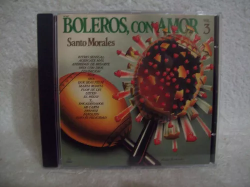 CD SANTO MORALES - BOLEROS CON AMOR - VOL. 1