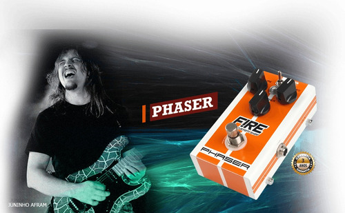 Pedal De Guitarra Fire Custom Shop Phaser Vibrato Com Nf