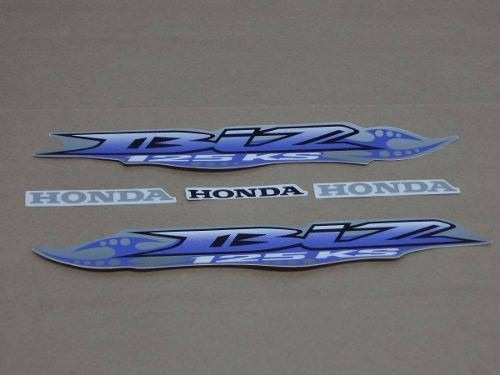Kit Jogo Adesivo Honda Biz 125 Ks 2007 Prata  Frete R$9,90