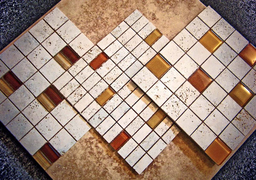 Imagen 6 de 8 de Malla, Panel Ptv Travertino Venecita Vidrio - Forma Y Diseño