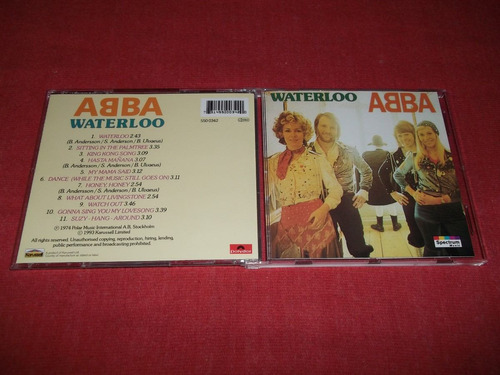 Abba - Waterloo Cd Europeo Ed 1993 Mdisk