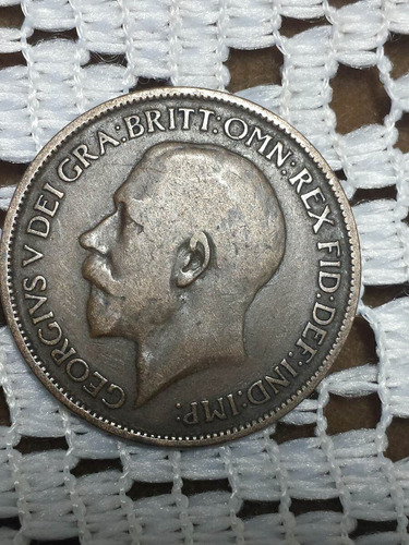 Moneda Inglaterra Half Penny 1919 Refp5/1