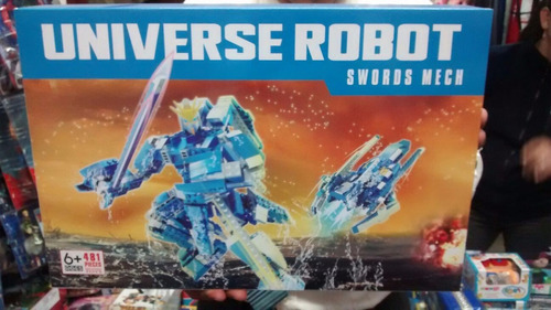 Transformers Armable, 2 En 1, 481 Piezas Universe Robot