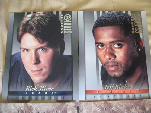 1997 Donruss Studio 4 Tarjetas 8 X10 Pulgadas Con Sus Sobres (Usado)