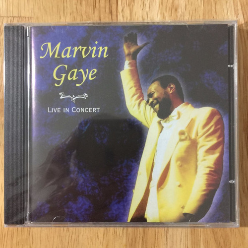Cd Marvin Gaye Live In Concert (2000) Usado Estado De Novo!!