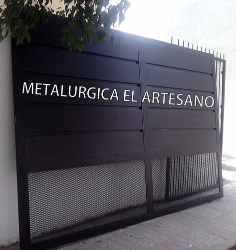 Porton Corredizo En Metal Desplegado Oferta!!!!