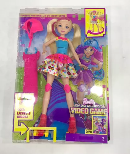 BONECA BARBIE MUNDO VIDEO GAME DTV96 - Papelaria Criativa