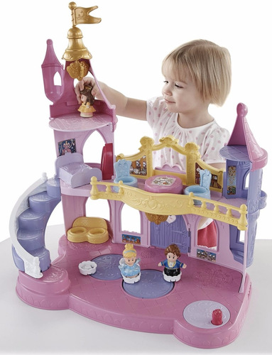 Castillo Palacio Baile Princesas Disney Little People Maxx!