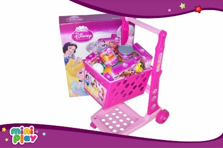 Carrito De Supermercado Mini Play Changuito Princesas