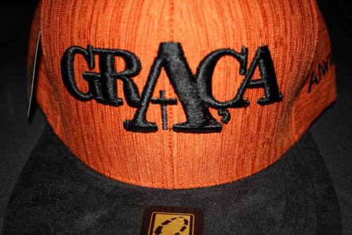 Boné Gospel Aba Reta Always Jesus Snapback Laranja