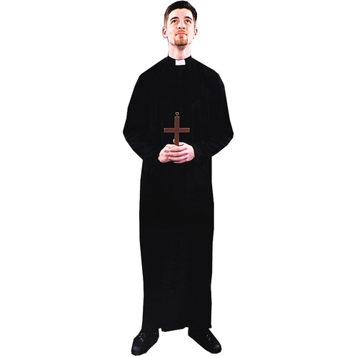 Disfraz Para Adulto De Sacerdote Talla Xl Halloween