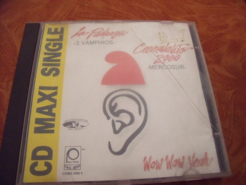 Cd Maxi Single 3 Vampiros La Pachanga, Mercosur 1993 (Usado)