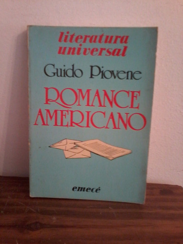 Romance Americano  -  Guido Piovene   -  Emece