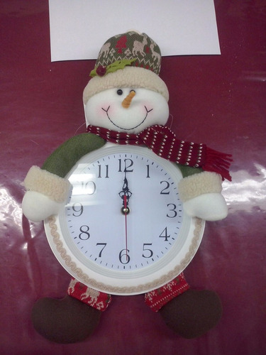 Reloj Decorativo Navideño De Navidad
