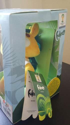 Fuleco Tatu Bola Mascote Copa 2014 Pelúcia 18cm