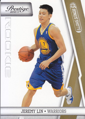 2010-11 Prestige Bs Gold Rookie Jeremy Lin /249 Warriors