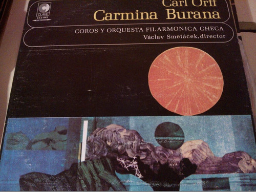 Disco De Acetato De Carl Orff Carmina Burana