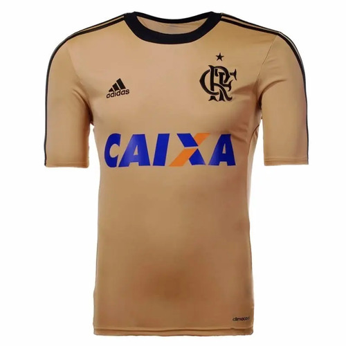 Camisa adidas Flamengo Original Goleiro 1 Dourado E Preto | Frete grátis