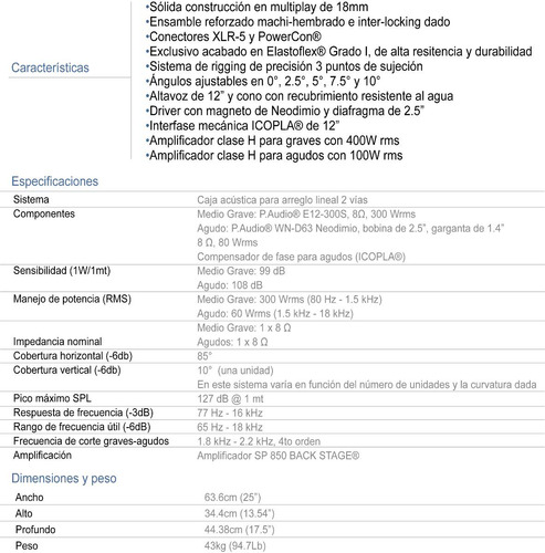 Sistema Lineal Elipsis La 112a Activo
