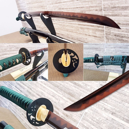 Katana Original Afiada Orora Forjada Samurai Frete Grátis