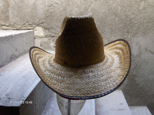 25 Sombrero Palma Tipo Rodeo Vaquero Para Fiestas