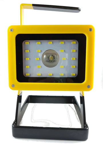 Lampara Reflector Linterna Led 30w Portatil Y Recargable