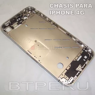 Chasis Parte Central Para iPhone 4 4g Bisel Borde Marco