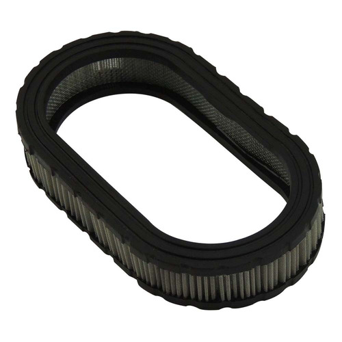 Filtro Oval Esportivo Elemento Filtrante Marmita 40mm Prata