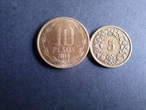 Moneda Suiza 5 Rappen Ceca B 1918 Bronce (22a)