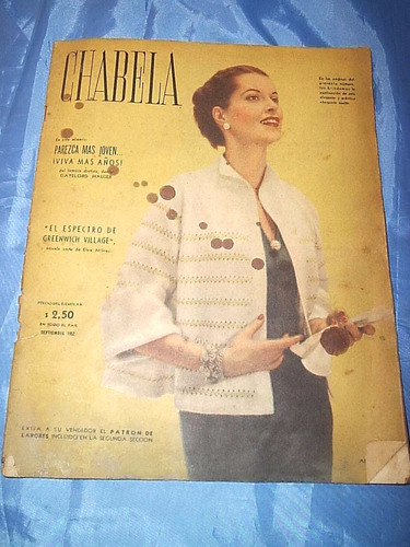 Clipping Sepelio Velatorio De Evita - Revista Chabela 09/52