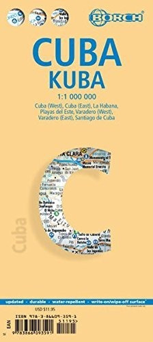 Laminada Cuba Mapa De Borch (inglés Edition)