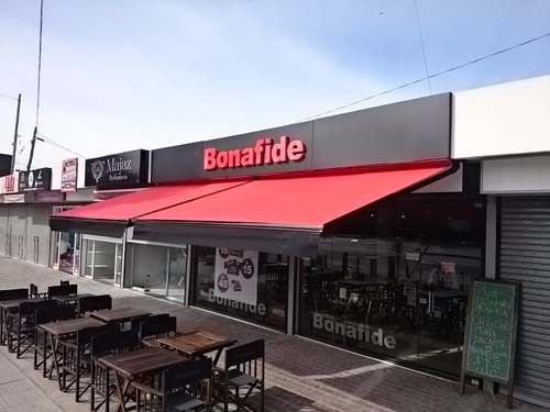 Toldo 1/2 Mts Lona Acrílica Brazos Invisibles Rebatibles