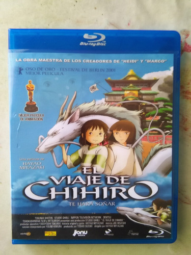 El Viaje De Chihiro Movie Bluray