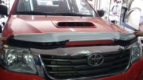 Deflector De Capot Bi-color Toyota Hilux 2012-2015 Importado